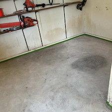 Barndominium Garage Epoxy Before 0