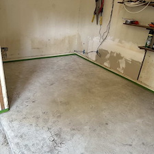 Barndominium Garage Epoxy Before 1